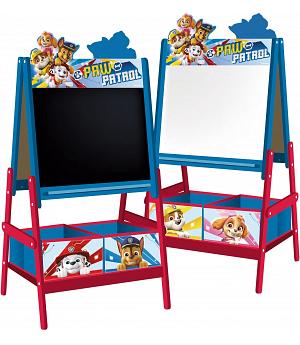 PIZARRA INFANTIL PAW PATROL DE 2 CARAS, DE MADERA - ARDPW14455